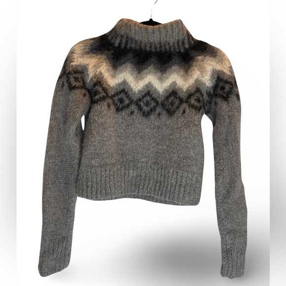 Gant Grey Ski Alpaca Wool Sweater XS - Picture 3 of 7